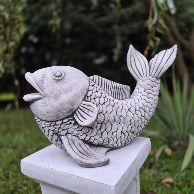 Concrete Koi Fish