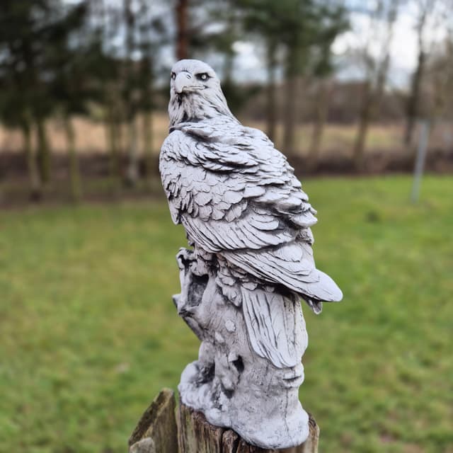 Concrete Eagle Statue - Eagle on Rock