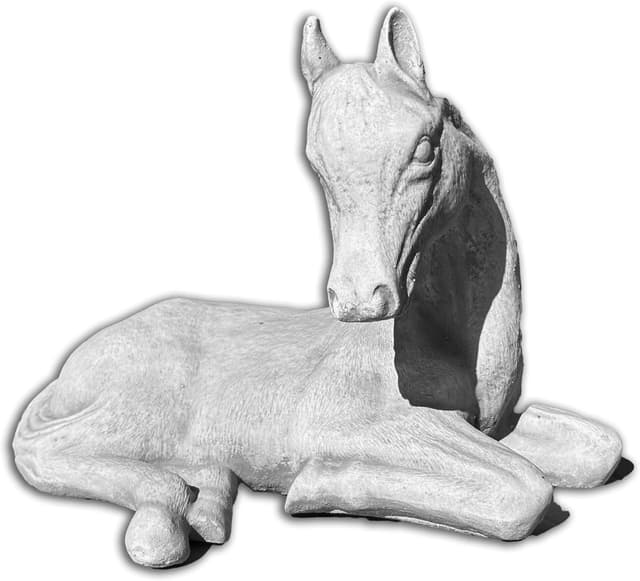 Lying Horse Figurine