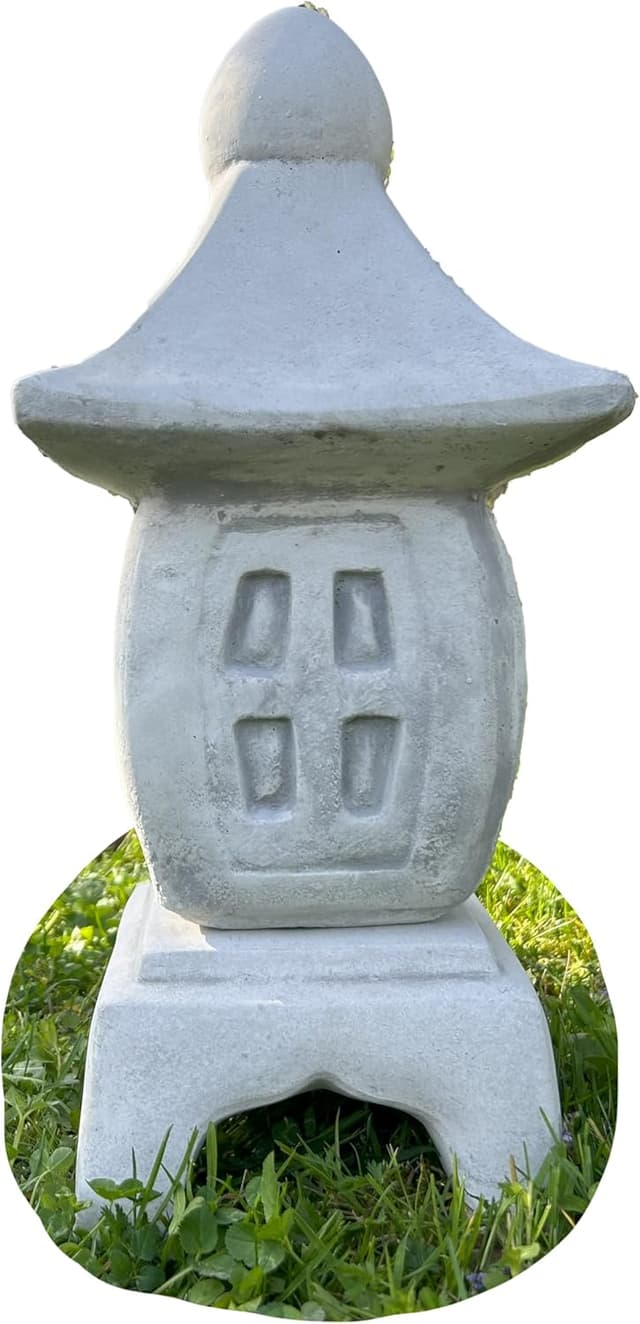 Concrete Japanese House on Base Pagoda