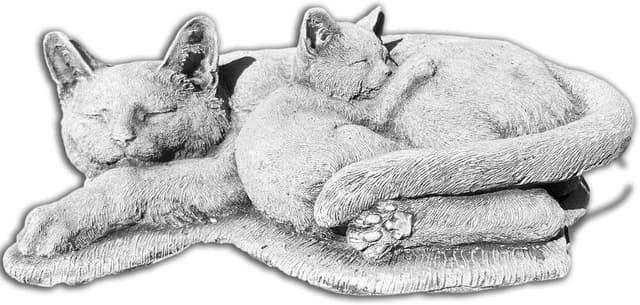 Cat Figure, Cat Mum with Kitten Figure