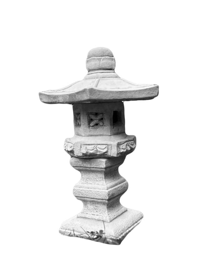  Japanese Lantern Lamp on Base