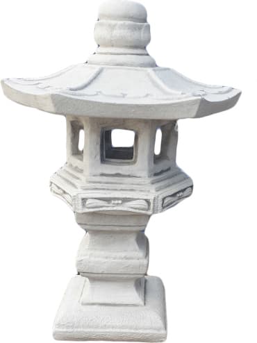 Japanese Lantern Lamp on Base