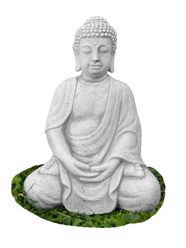 Concrete Statue Sitting Buddha